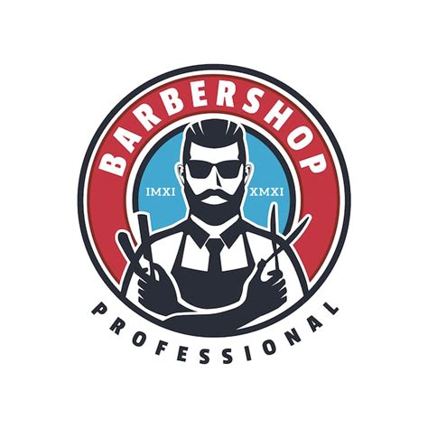 Premium Vector Barber Shop Logo Design