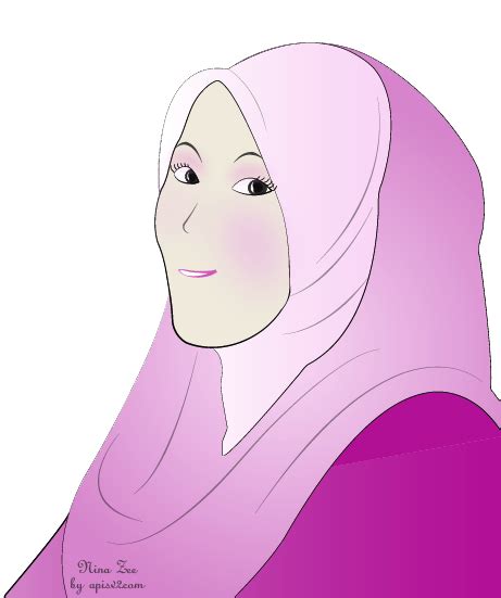 Doodle Muslimah Untuk Nina Zee Blog Apis