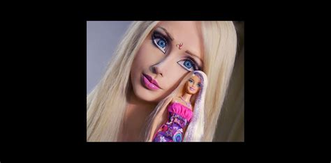 Valeria Lukyanova sans maquillage Le véritable visage de la Barbie girl Purepeople
