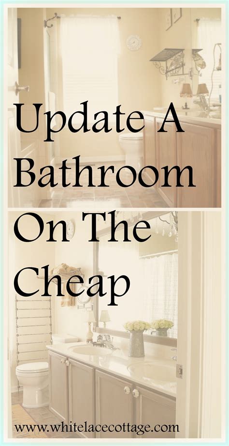 Cheap bathroom upgrades you can do yourself. DIY Bathroom Mirror Frame Update - ANNE P MAKEUP AND MORE