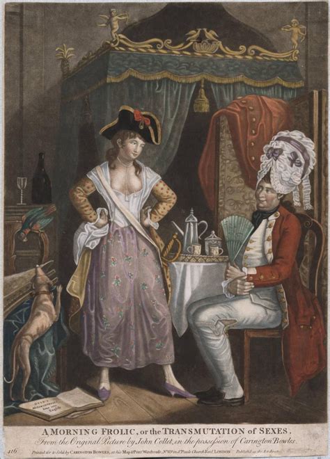 A Morning Frolic Or The Transmutation Of Sexes ~ Proof Of 18th Century Cross Dressing