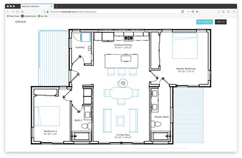 Blu Homes Origin Prefab Home Prefab Homes Prefab Floor Plans