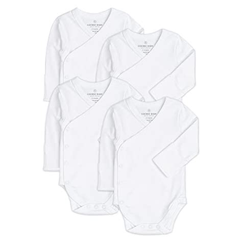 Baby Side Snap Bodysuit Set 100 Cotton Boy Girl Unisex Kimono Onesie