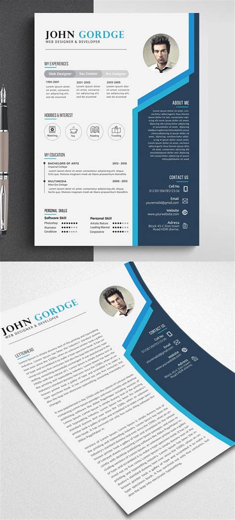 Professional Resume Templates Design Graphic Design Junction