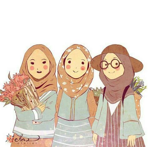 This application contains didi andfriends set of songs that you can enjoy for free and tentuanya song is beneficial for men and women at home. 3 friend muslim art - My Blog | Ilustrasi karakter, Kartun ...
