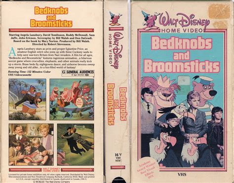 Bedknobs And Broomsticks Vhs Cover