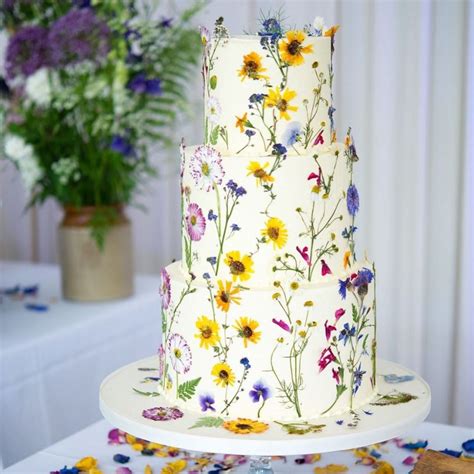 these edible flower wedding cakes are next level gorgeous holiday my xxx hot girl