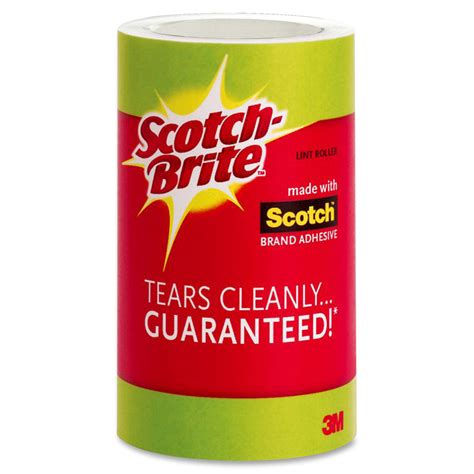 Scotch Brite Brite Lint Roller Sheets Refill Pay Less Office Products