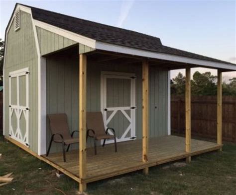 It Doesnt Cost That Much More To Add A Neat Side Porch To Your Shed