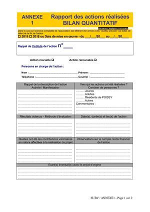 Calaméo  Annexe1 Rapport Qualitatif Et Quantitatif Action Réalisée