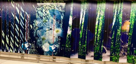 Mural At Dulles Airport International Arrivals F Delventhal Flickr