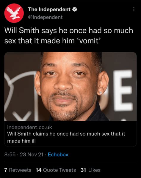 Will Smith Has So Much Sex It Makes Him Sick Rihavesex