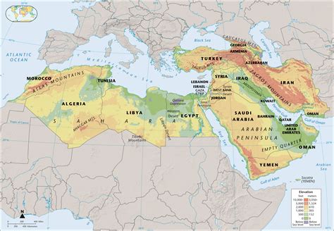 42 43 North Africa And The Middle East Geography