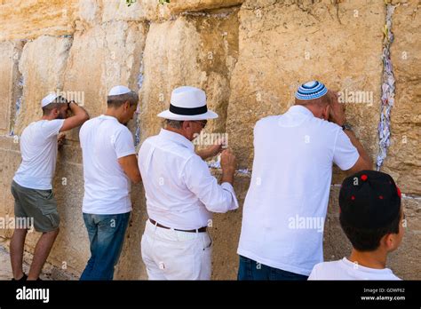 Israel Jerusalem westlichen Altstadtmauer religiöse Juden jüdische