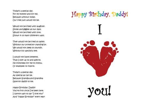 All in good fun, happy birthday! Happy Birthday Daddy Poem - Your First Since I've Been ...