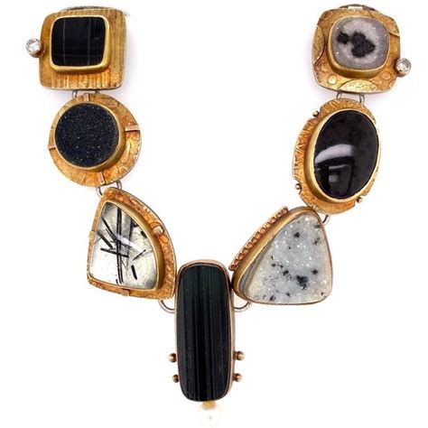 Sydney Lynch Multi Gemstone Designer Necklace And Bracelet Estate Fine