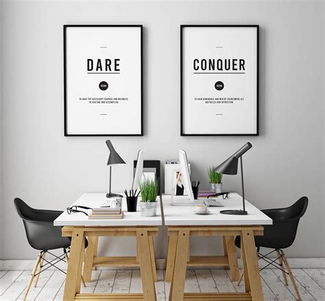 25 Inspirational Wall Art Ideas For Your Office