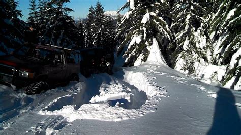 Snow Wheeling On Silver Star Mt Washington State Youtube