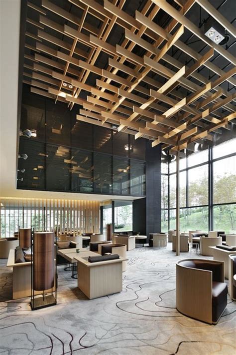 55 Unique And Unusual Ceiling Design Ideas Hotel Lobby Design Hotel
