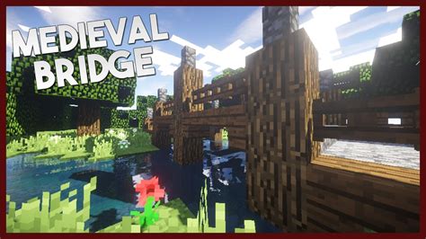 Minecraft Build Tutorial Simple Medieval Bridge Youtube