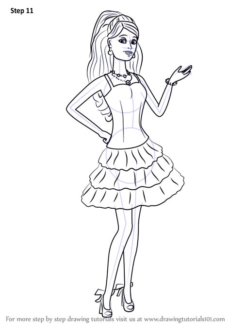 barbie doll drawing at getdrawings free download