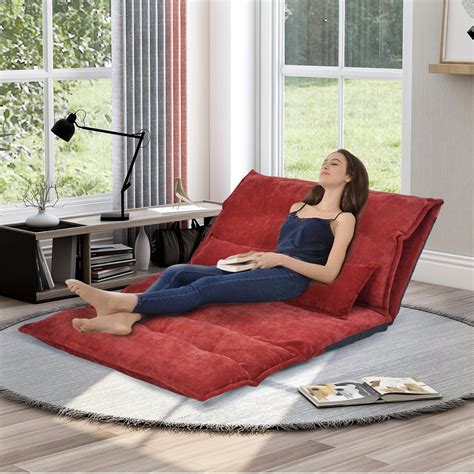 Adjustable Floor Sofa Bed Folding Floor Couch Bed Sofa Fabric