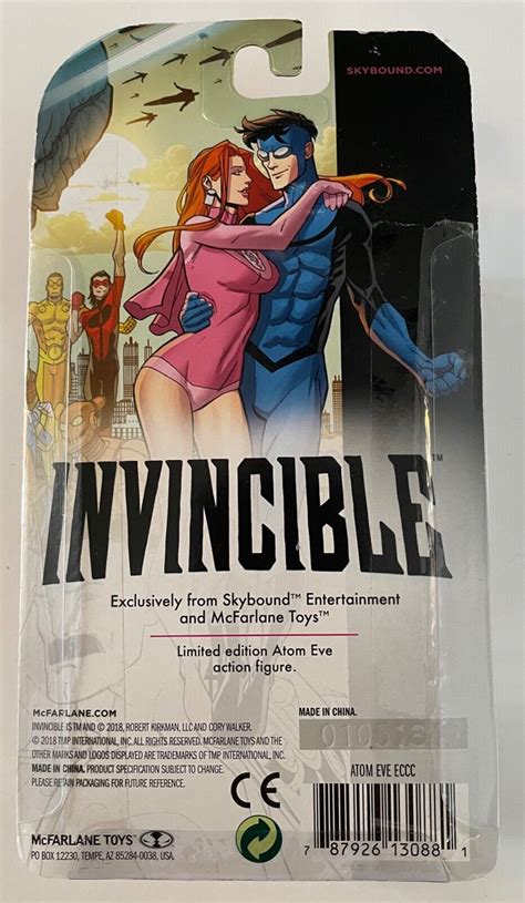 New Mcfarlane Toys Skybound Exclusive Invincible Atom Eve Bloody Figure
