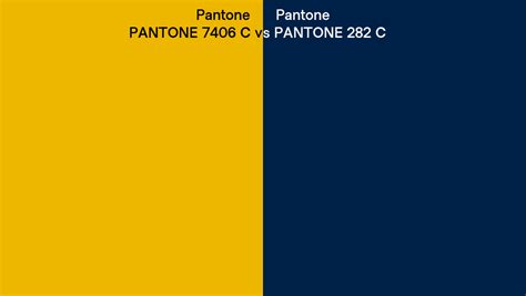 Pantone 7406 C Vs Pantone 282 C Side By Side Comparison