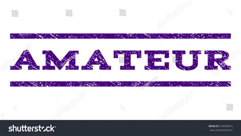 Amateur Watermark Stamp Text Caption Between Royalty Free Stock Vector 518328916