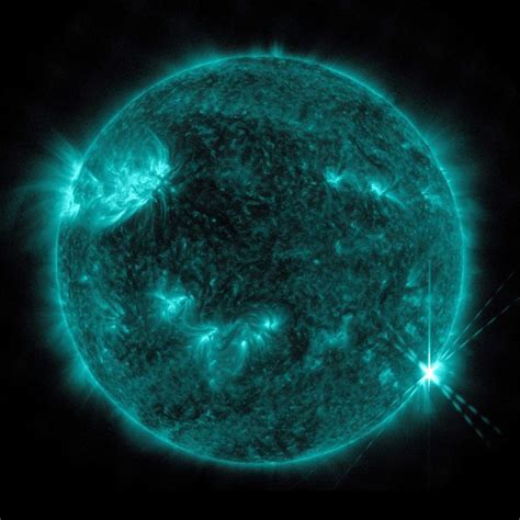 Sun Releases Moderate And Strong Solar Flares Captured By Nasas