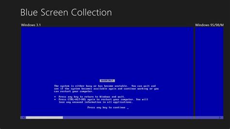 Blue Screen Collection For Windows 8 And 81