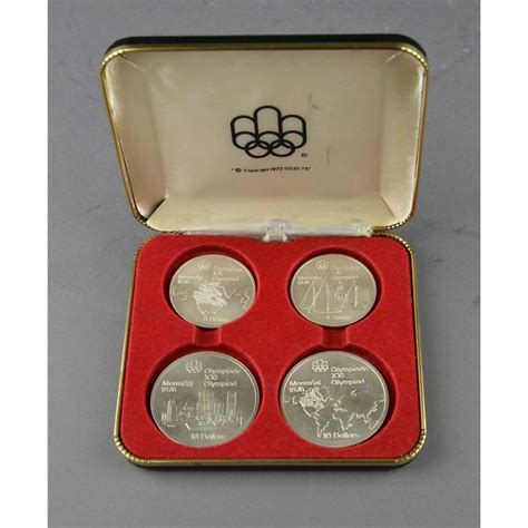 1976 Montreal Olympics Commemorative Silver Coins
