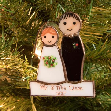 Our First Christmas Gift Custom Married Ornament Etsy Gift Guide Our