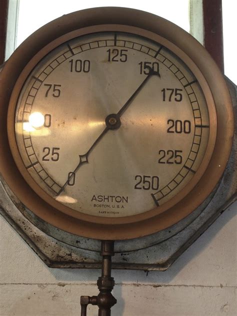ashton steam pressure gauge  england wireless steam