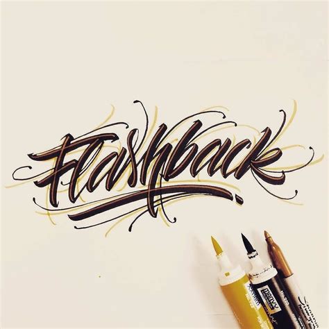 Type Gang On Instagram “awesome Brush Letters And Great Details Type