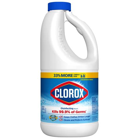 New Clorox Disinfecting Bleach Regular Concentrated Formula 43