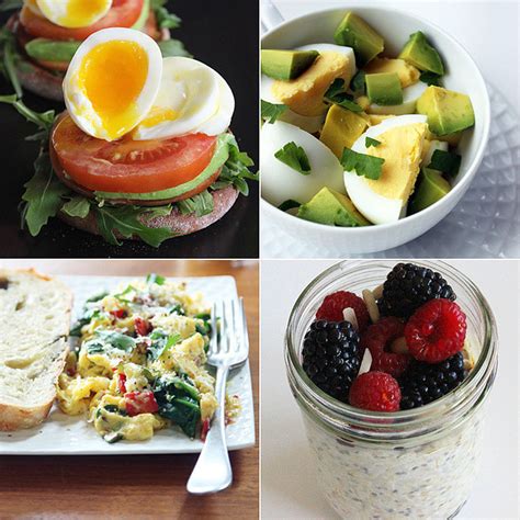 Rich in fiber, protein and healthy fats, avocado can keep you full for hours while providing a tasty snack. Quick and Filling Breakfast Recipes | POPSUGAR Food