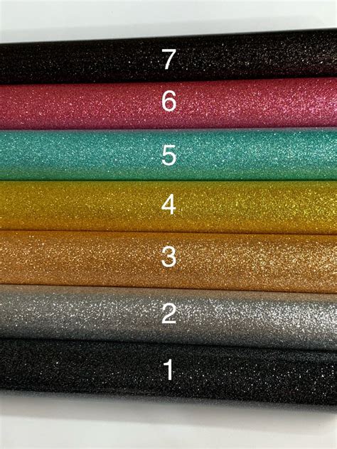 Glitter Vinyl Sewing Vinyl Embroidery Vinyl Sheets 21 Etsy Uk