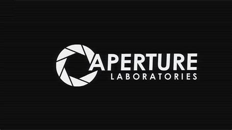 Hd Wallpaper Portal Aperture Black Hd Aperture Laboratories Logo