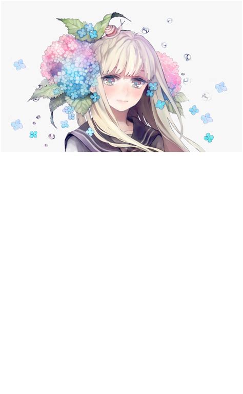 Kết Quả Hình Ảnh Cho Anime Flower Anime Girl With Flowers Hd Png