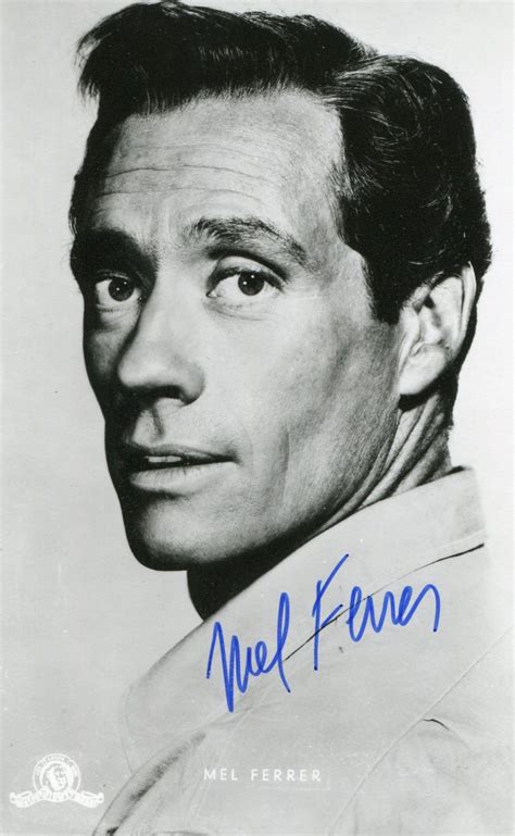 Mel Ferrer Movies And Autographed Portraits Through The Decades
