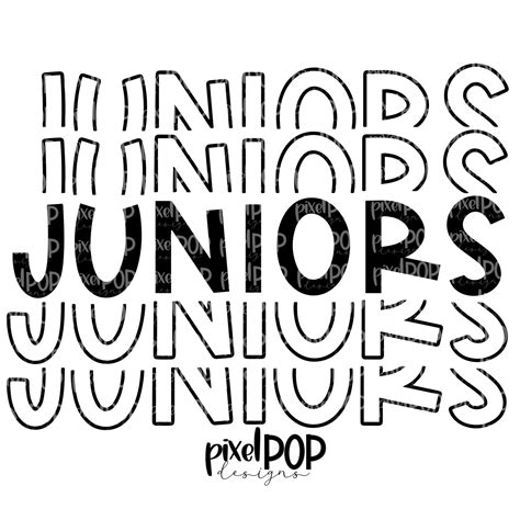Juniors Five Times Black Png Class Of Junior Juniors High