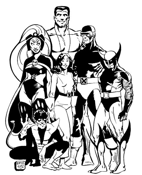 Signed and unsigned are available. The Dork Review: X-Men Coloring Page for the Holidays
