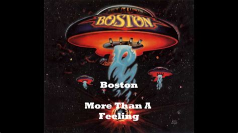 Boston More Than A Feeling Lyrics Youtube