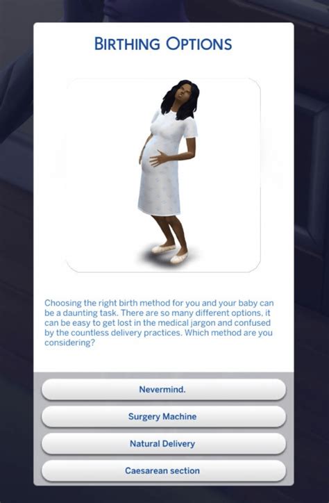 The Sims 4 Realistic Birth Mod Is It Good — Snootysims