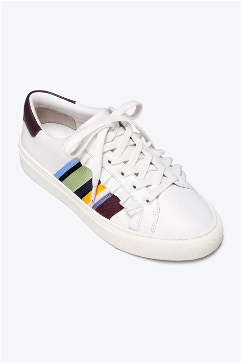 249 items on sale from $89. Tory Sport Suede Ruffle Sneaker in White - Lyst