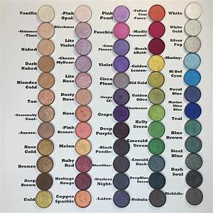 Makeupbymelliiee On Instagram Color Chart Mac Pressed Pigments