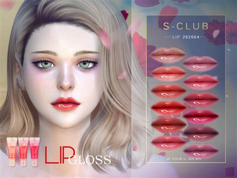 S Club Wm Ts4 Lipstick 202004 In 2021 Lipstick Sims 4