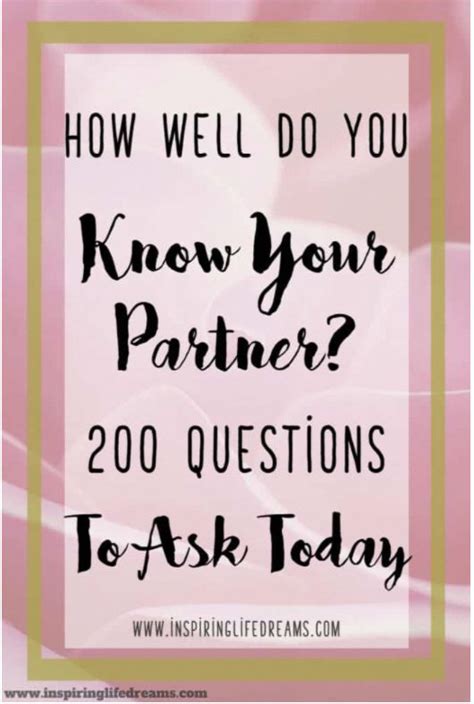 Its Time For A Test With 200 Fun Questions To Ask Your Spouse Think You Know Your Partner Well