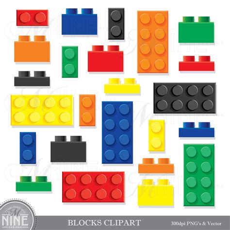 Eps Toy Bricks Clip Art Cut File For Silhouette Png Svg Vector Toy